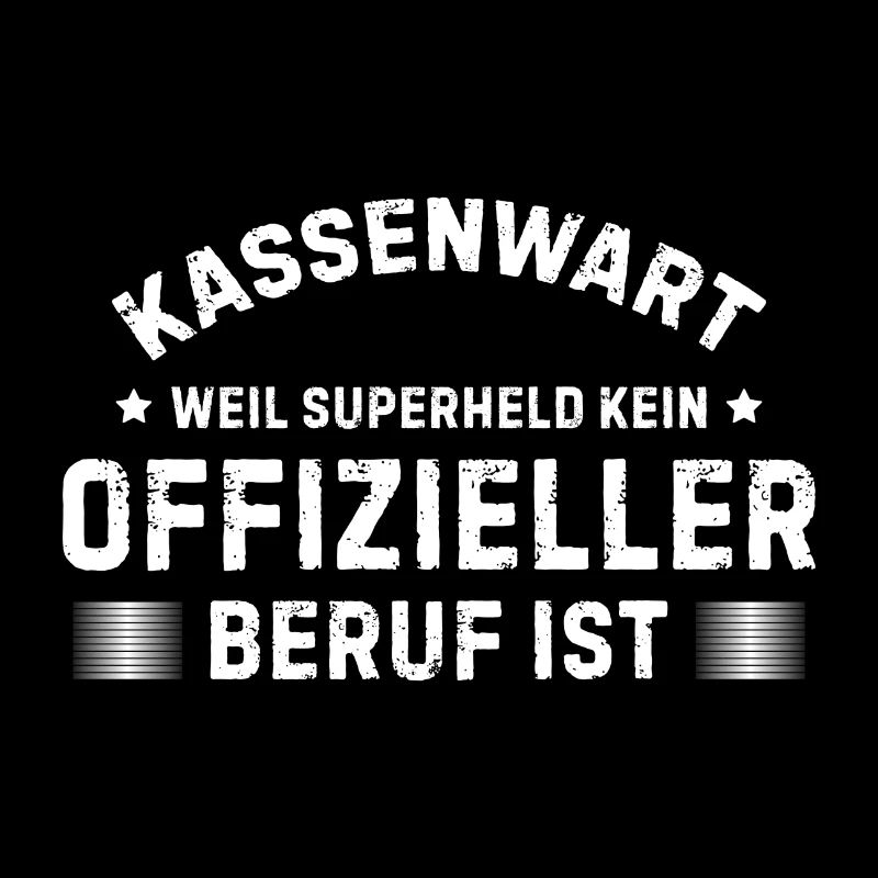 Kassenwart superheld Beruf Geschenk Finanzen