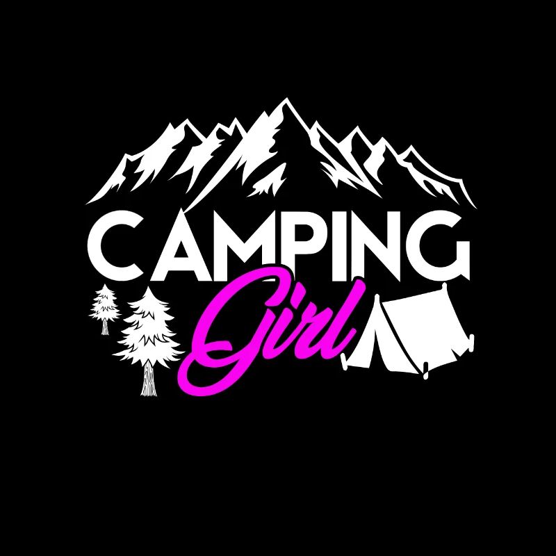 Fille de camping