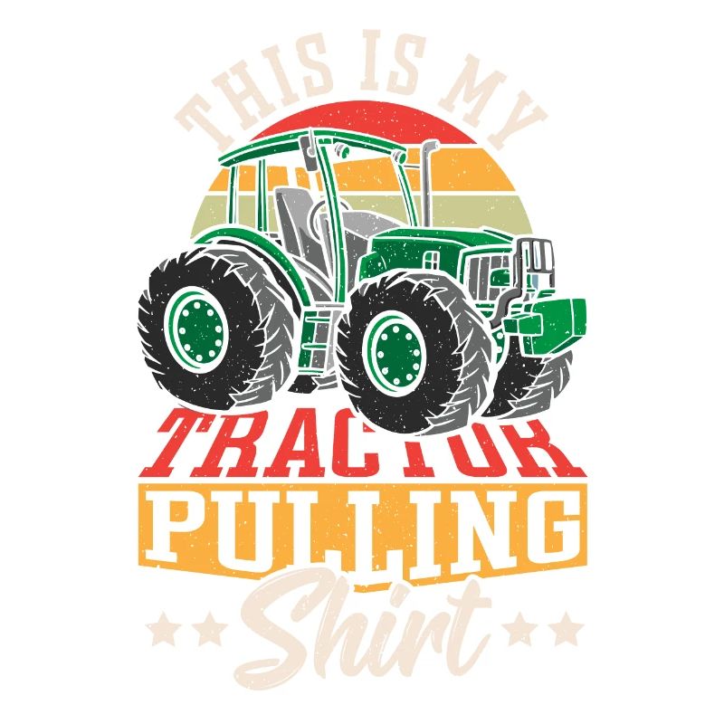 This Is My Tractor Pulling Shirt Tractorpulling