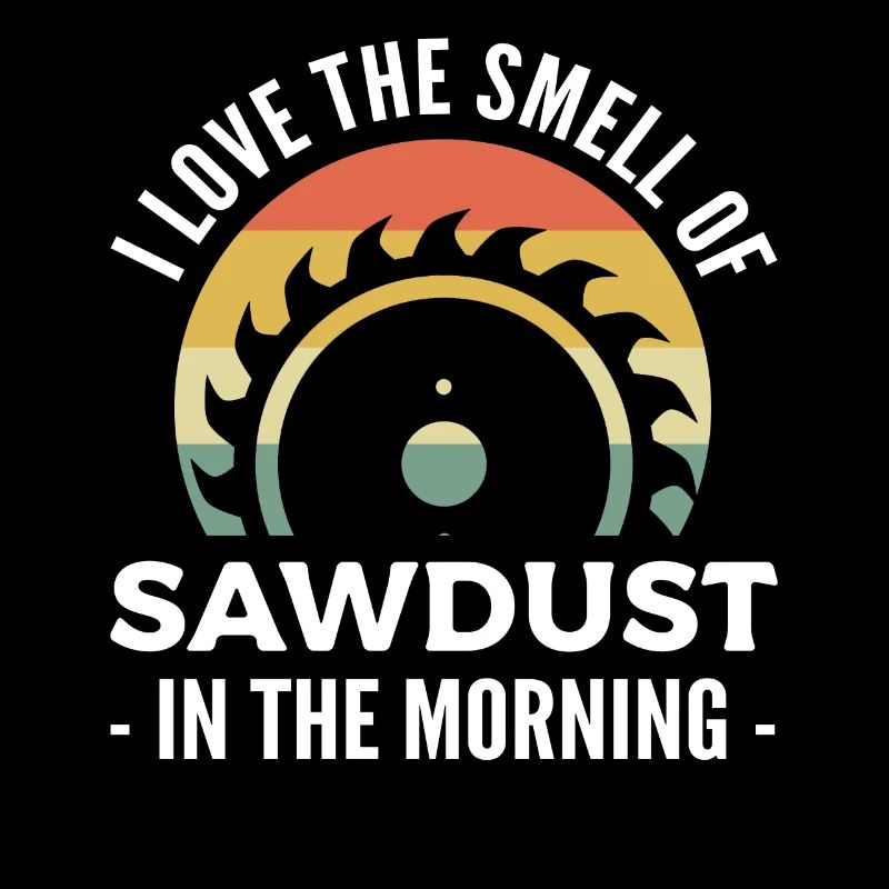 J’aime l’odeur de la sciure de bois le matin