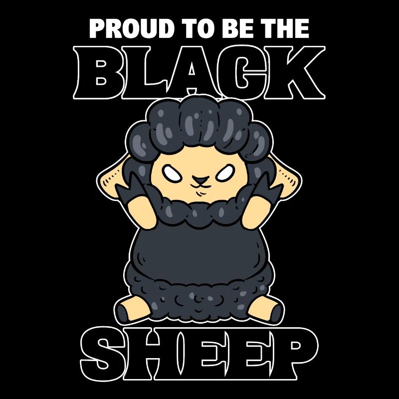 Funny Black Sheep Shepherd
