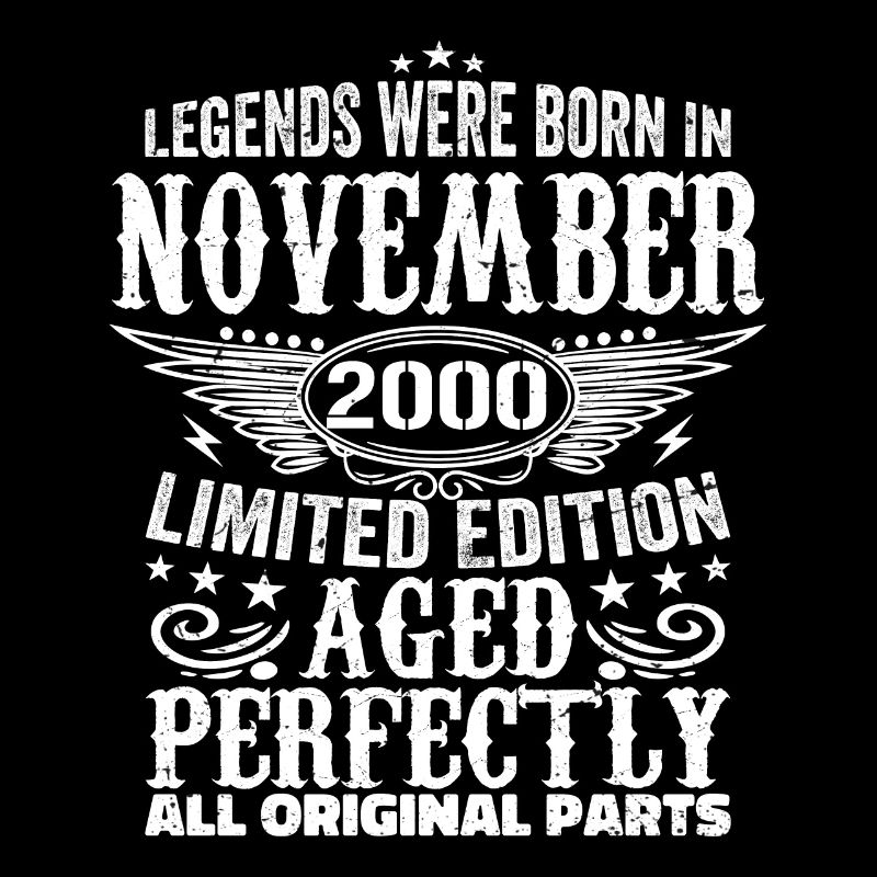 Legendary since November 2000 - 2000 November