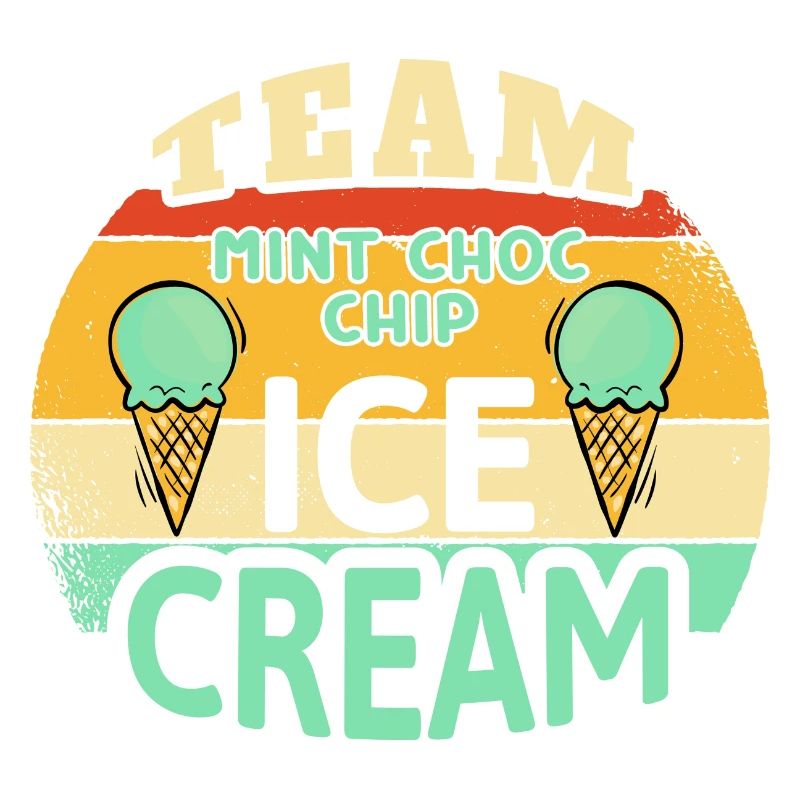 Team Mint Choc Eiswaffel Eiscreme Eis