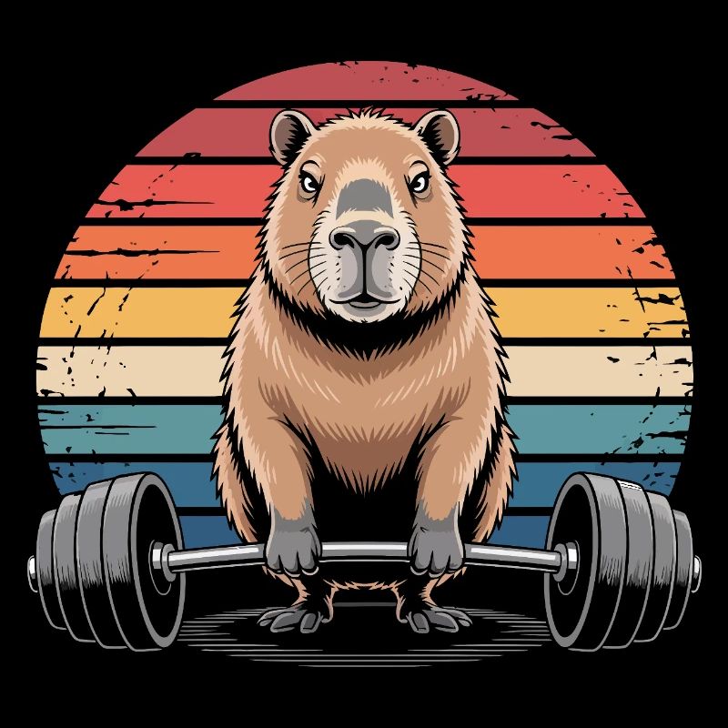 Haltérophilie Capybara