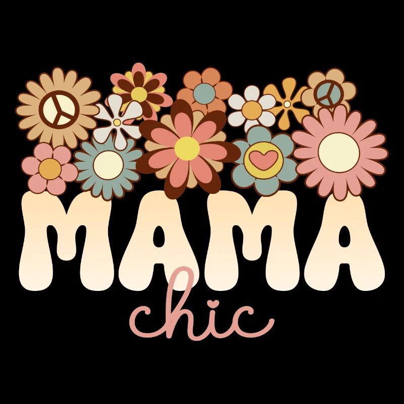 Retro Boho 1970 Maman Formidable Maman Chic