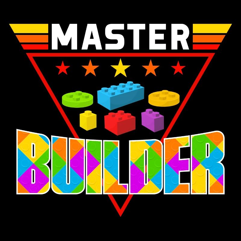 For Block Builder Dad Master Builder