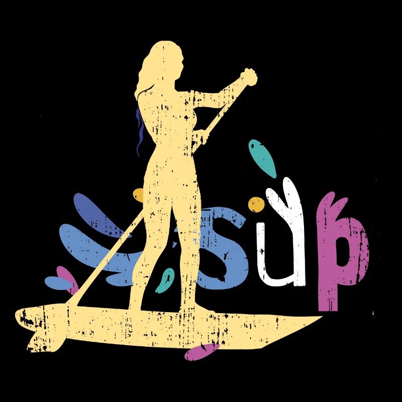 SUP Retro Stand Up Paddle Boarding