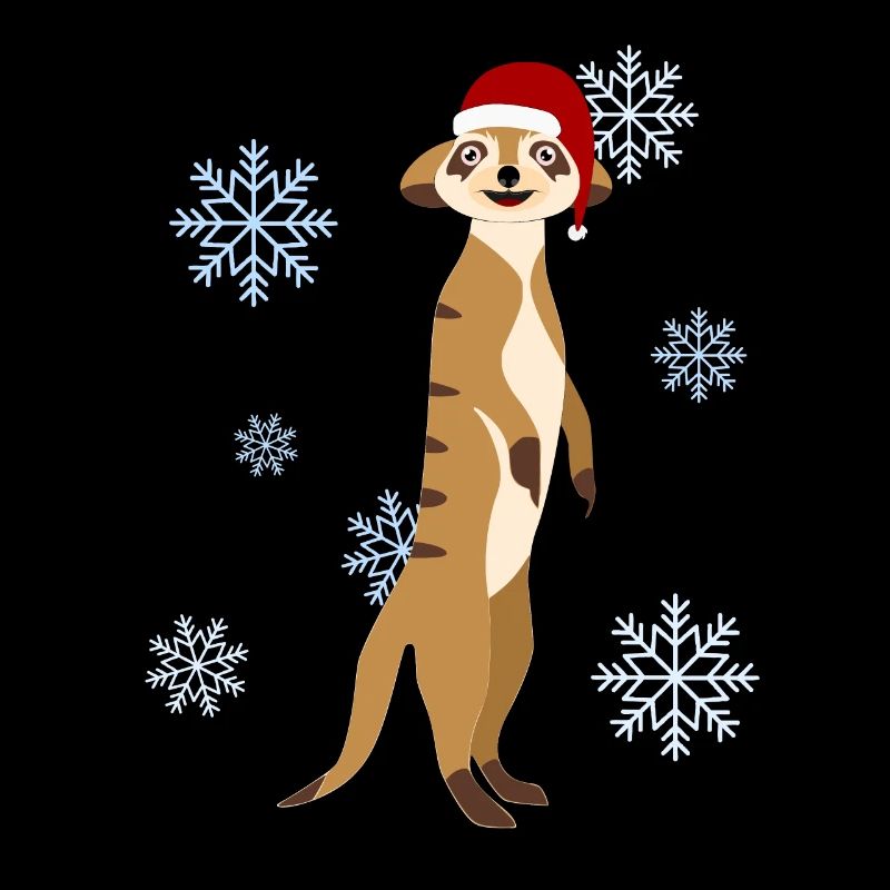 Bonnet de Noel de Noël suricate