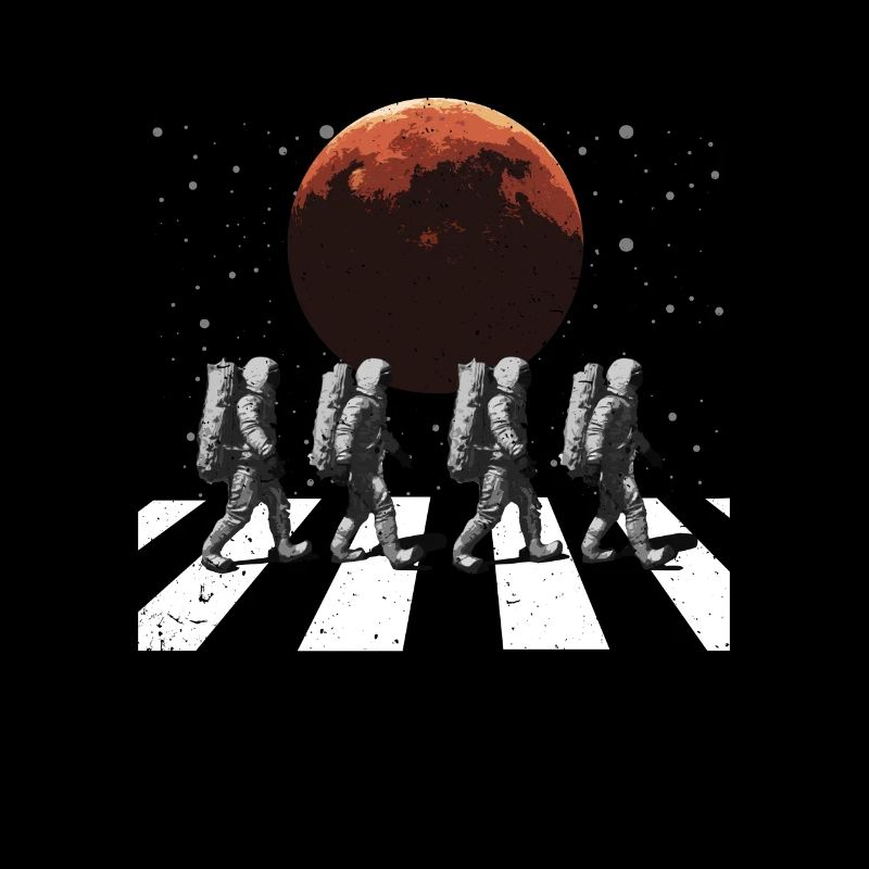 Astronautes En marchant Dans l’espace Mars Espace