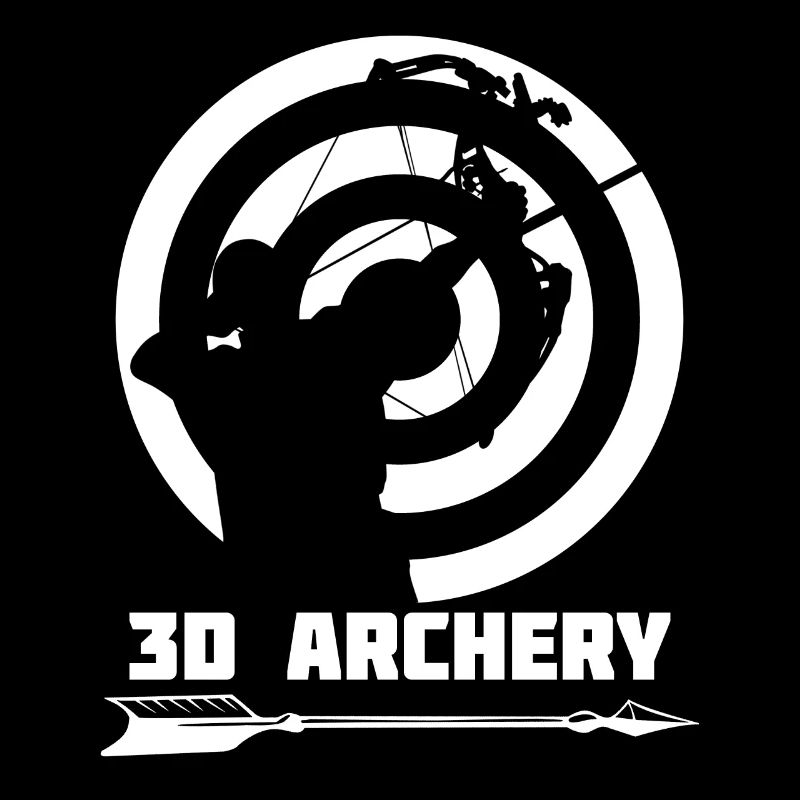 3D Archery Arc Recourbé Feuille composée