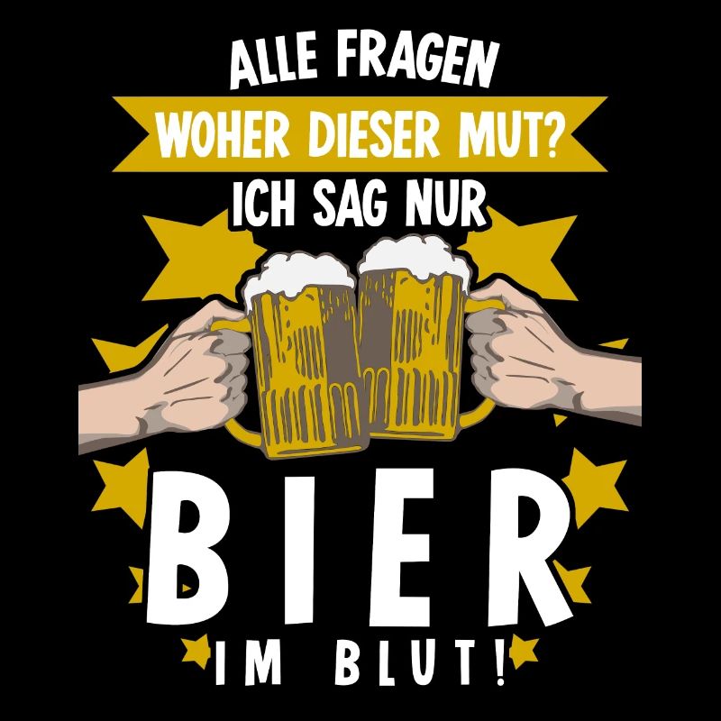 Bier im Blut Biertrinker Bierbrauer