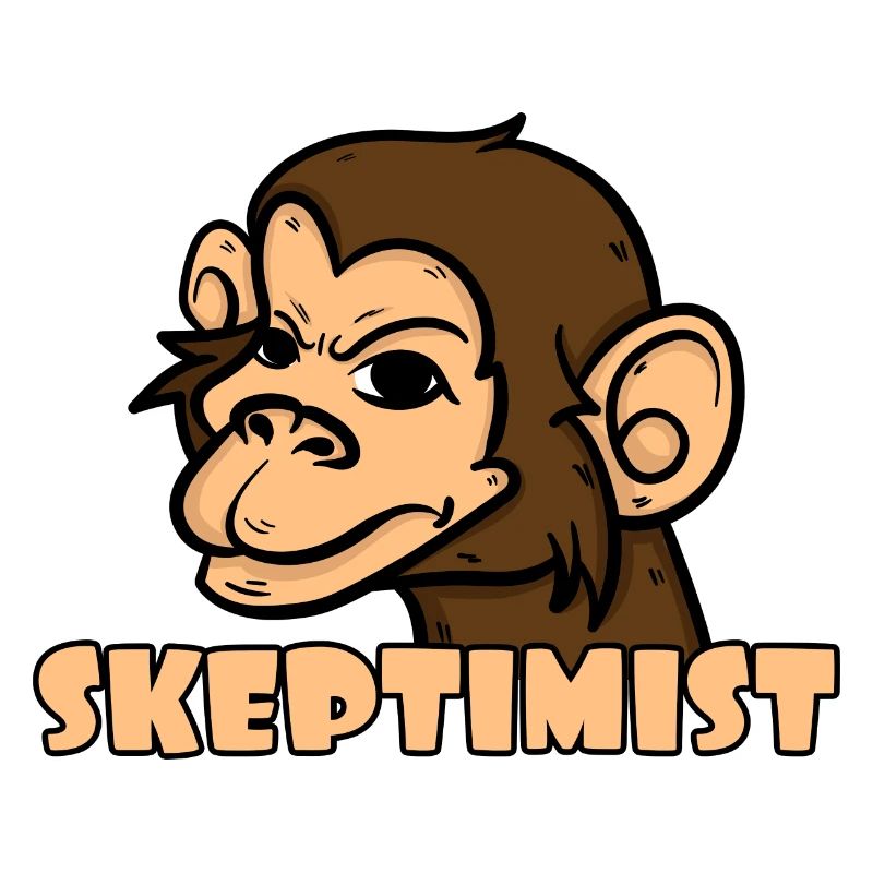 Skeptiker Affe - Skeptimist