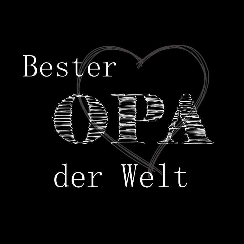 Bester Opa mit Herz Design
