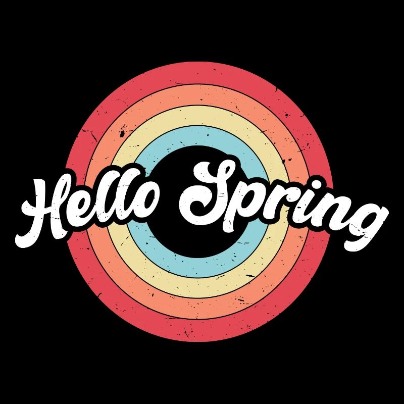 Hello Spring Hello Spring Vintage Arc-en-ciel