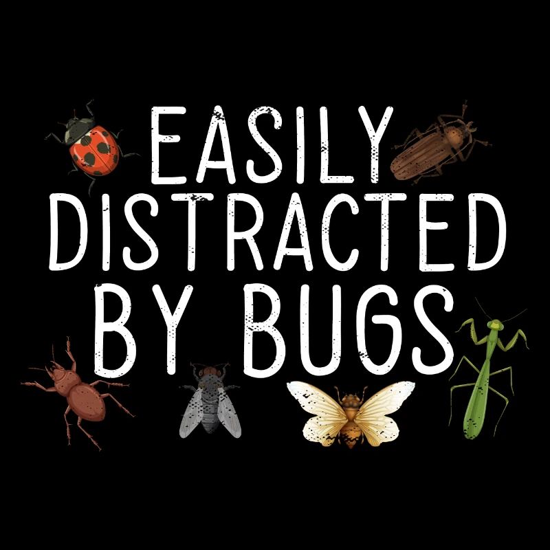 Entomologist Bug Science Easily Distracted By Bugs