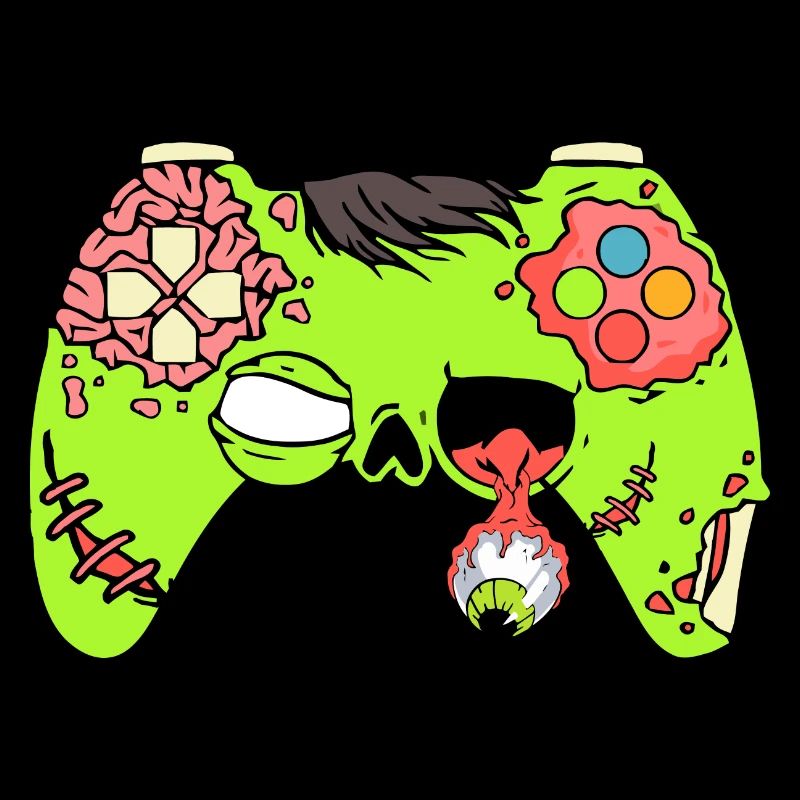 Halloween Zombie Gaming Controller