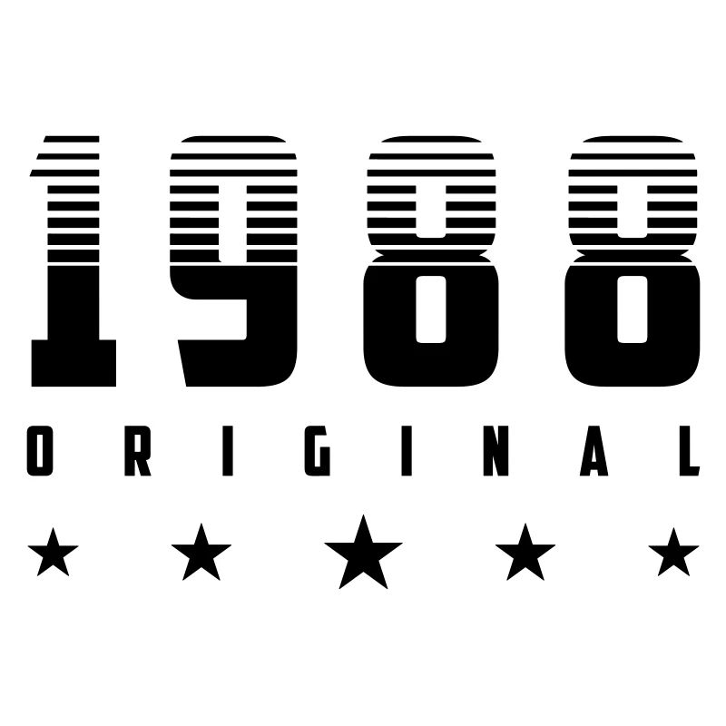 Original 1988 Année de naissance | | changeable de couleur