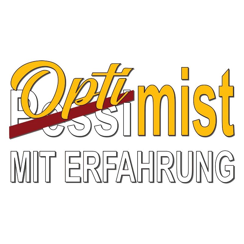 Optimist mit Erfahrung Geschenk