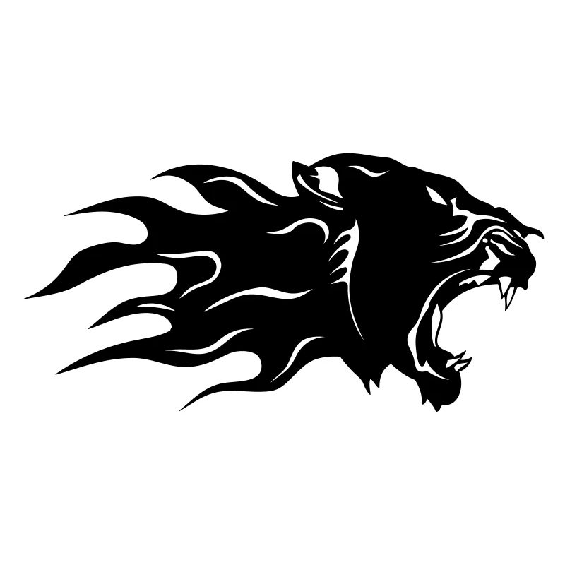 black panther flame profile 3
