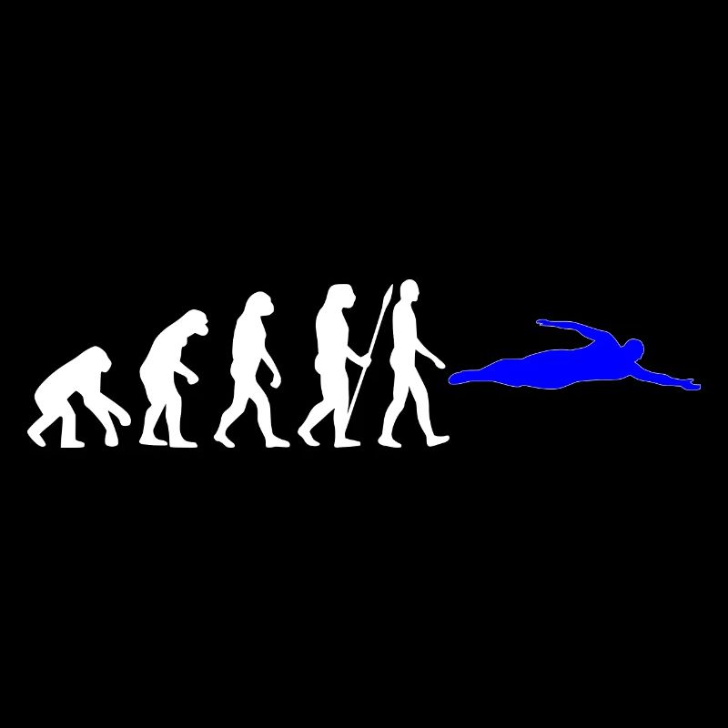 Evolution Schwimmen! Geschenk, Sport, Hobby