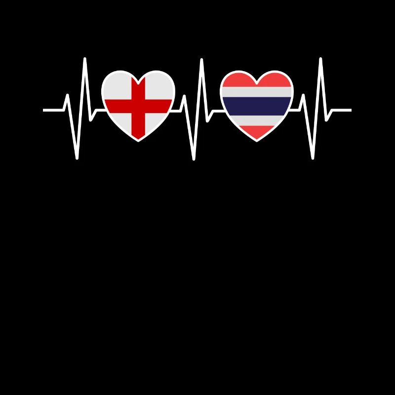 Drapeaux du drapeau thaïlandais de l’Angleterre et de la Thaïlande