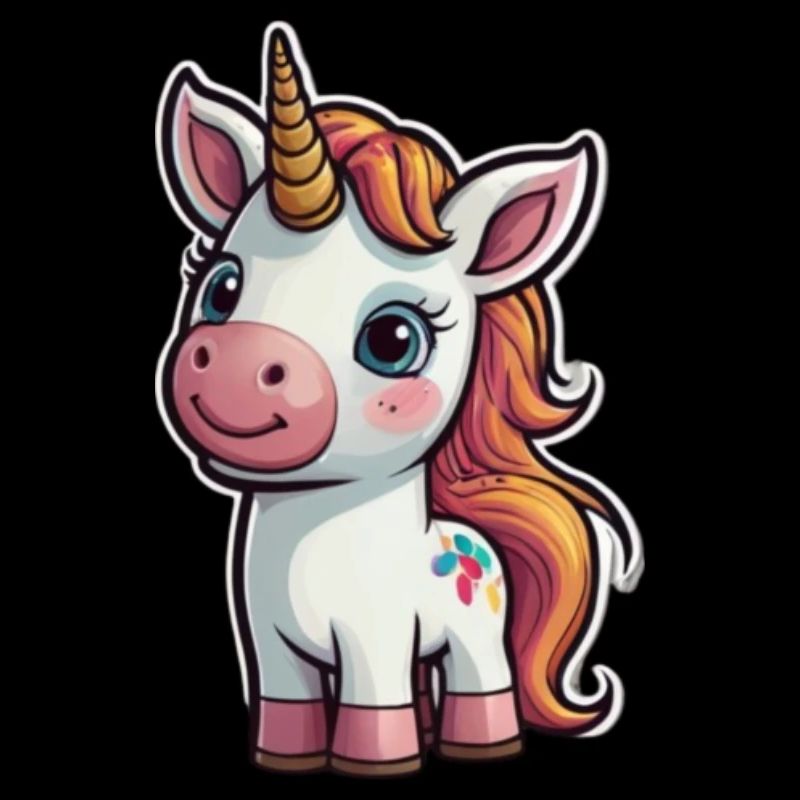 Comic-Einhorn