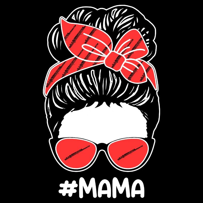 Flötist Mama Mutter Querflöte