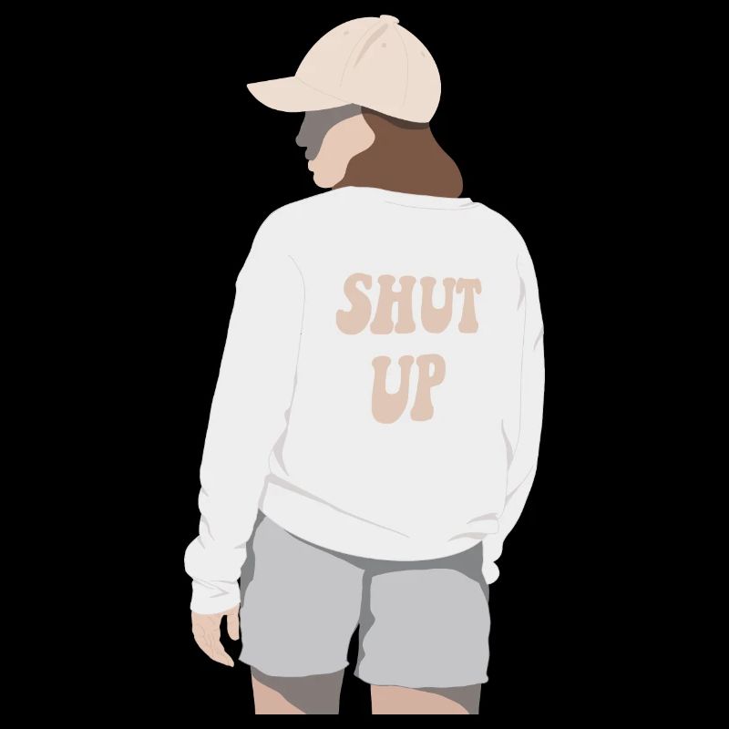 Halt die Klappe Kapuzenpullover