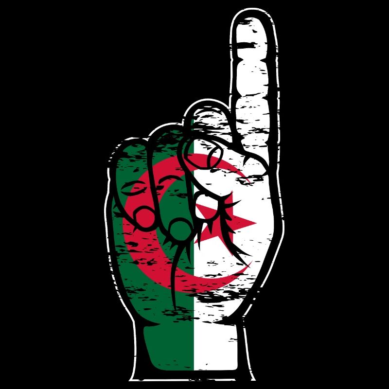 Drapeau de l’Algérie numéro 1 utilisé
