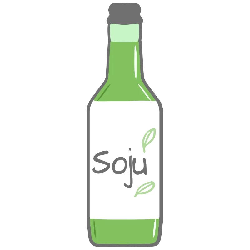 Bouteille de soju | 소주 | Corée | Alcool coréen