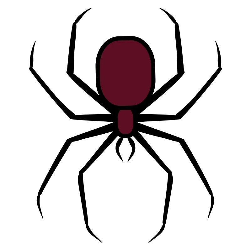 Gruselige Halloween Unheimliche Goth-Spinne 3