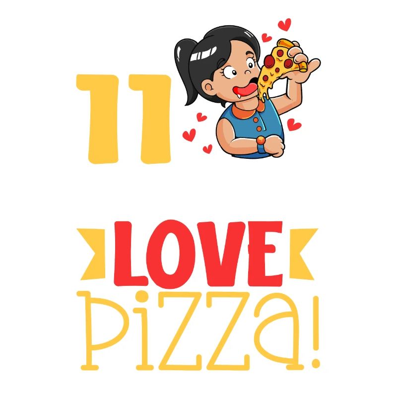 Ich bin 11 - Mädchen Pizza