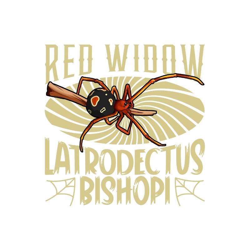 Red widow spider