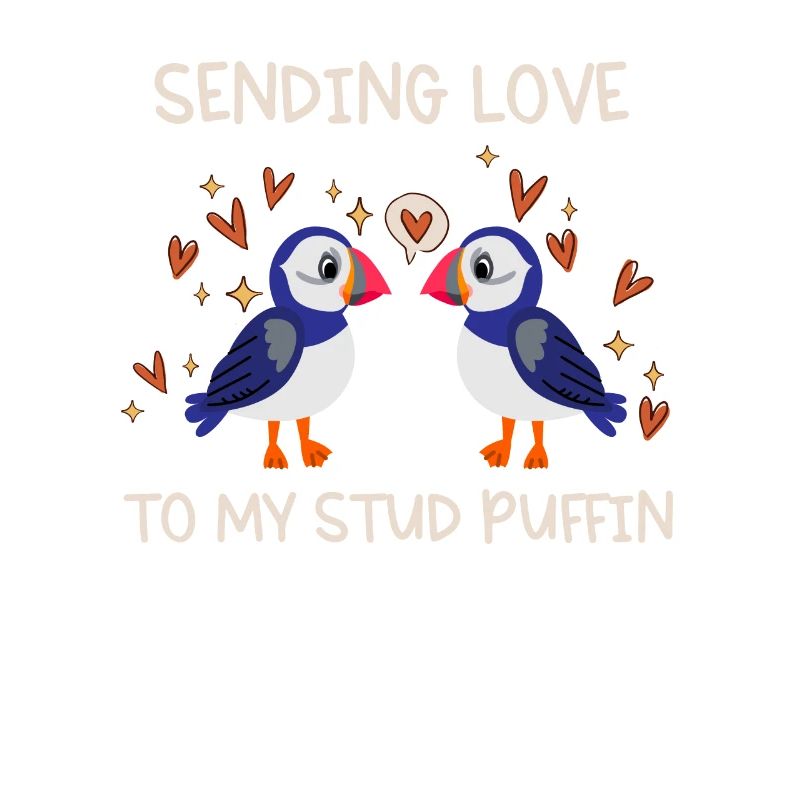Envoyer de l’amour à ma relation amoureuse Stud Puffin