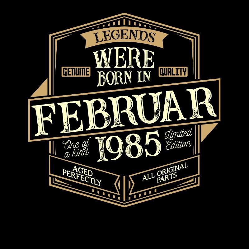Februar 1985 Geburtstag Mann
