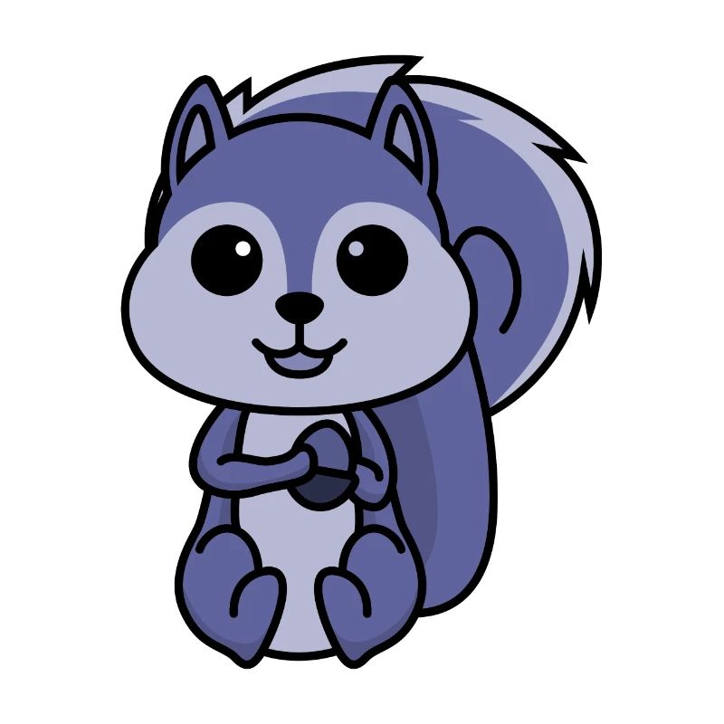 Eichhörnchen Comic Tier