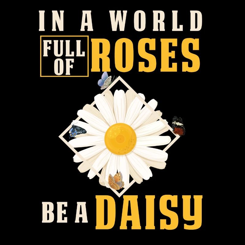 Sei ein Gänseblümchen Schmetterling Süße Blume