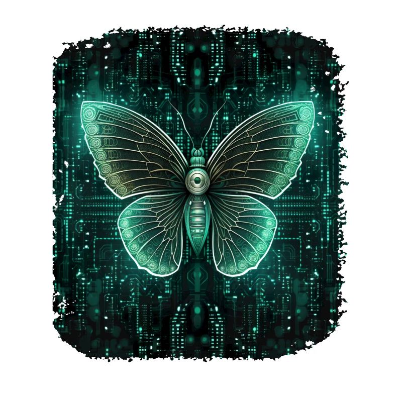 Programmierung PC Programm Code Schmetterling