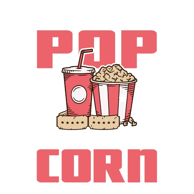 Amateur de pop-corn Pop à ma soirée cinéma de maïs