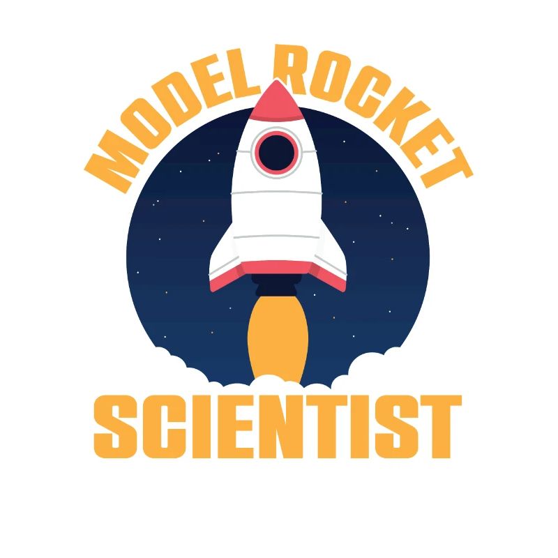 Model Rocket Scientist Kosmonaut Geschenk