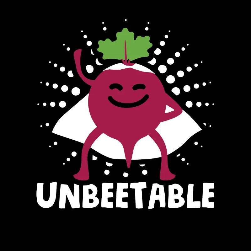 Beetroot vegetables for vegans Saying: Unbeetable