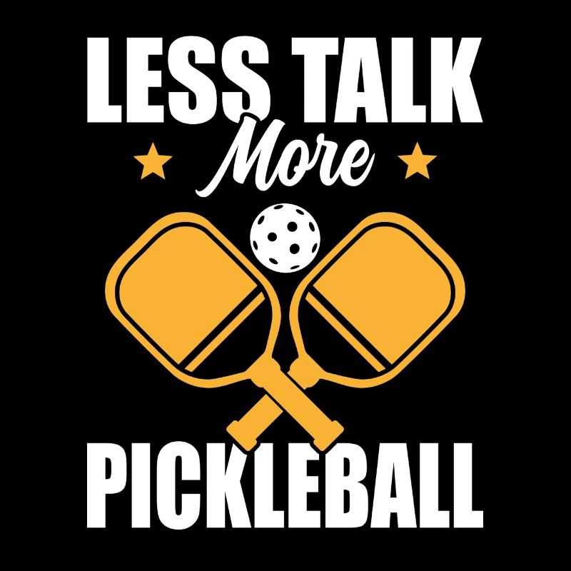 Paddle Ball Spieler Geschenk Less Talk Pickleball