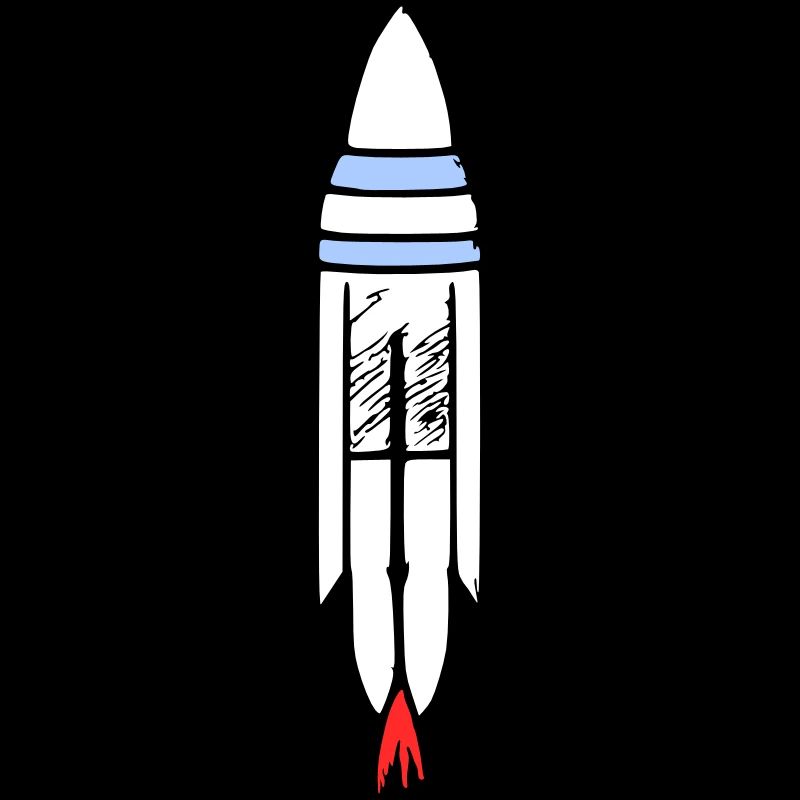 Vecteur de vol spatial spatial de fusée spatiale