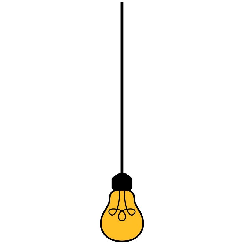 ceiling top cable hang light bulb light electricity id