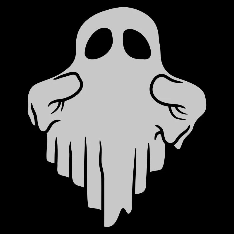 Horror funny floating ghost