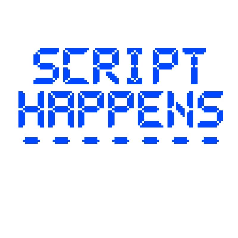 Computerprogrammierskript passiert Programmierer
