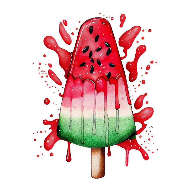 Pastèque Glace Crème glacée à la pastèque