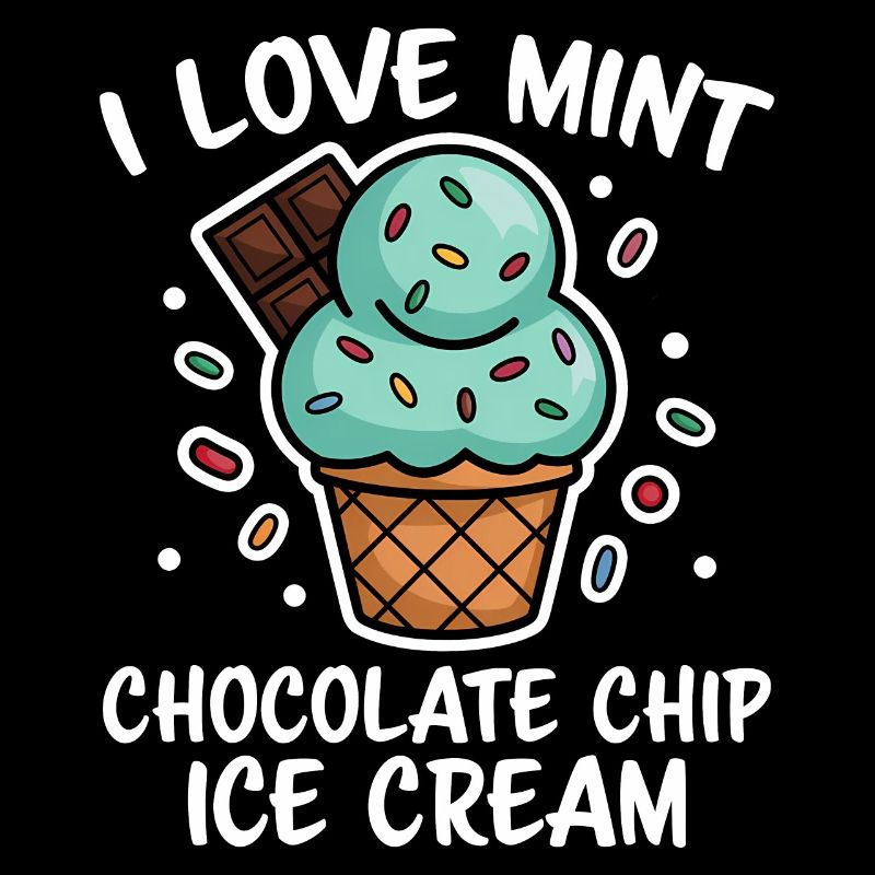 Schoko Minz Eis Spruch Lustiges Minz Eis Geschenk