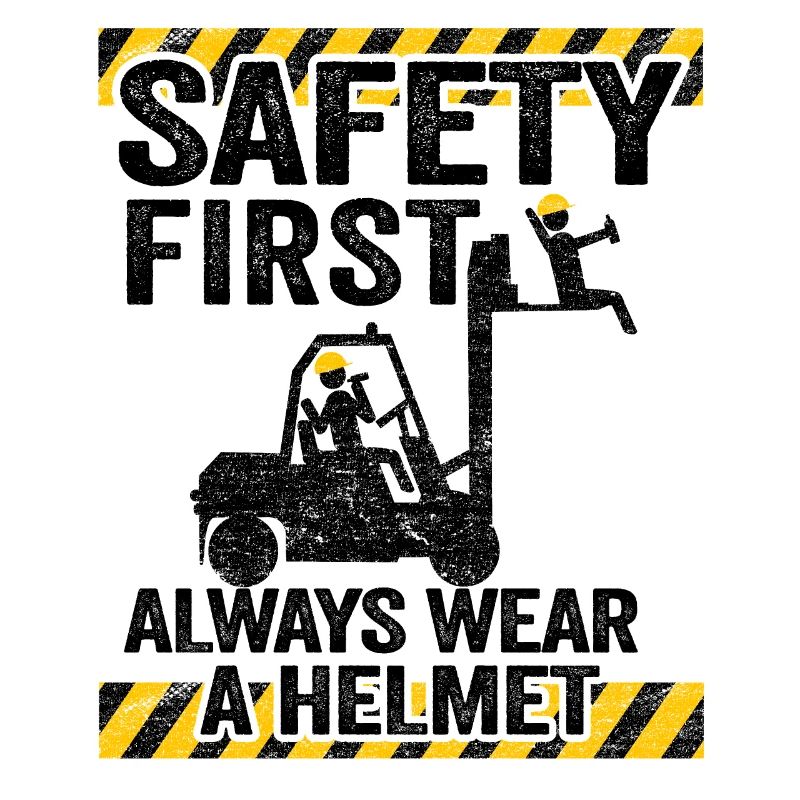 Safety First Funny Forklift Operator Driver Gift
