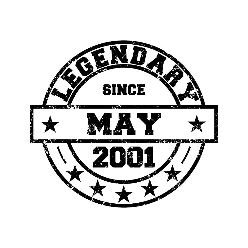 Legendary since May 2001 - Geburtstag